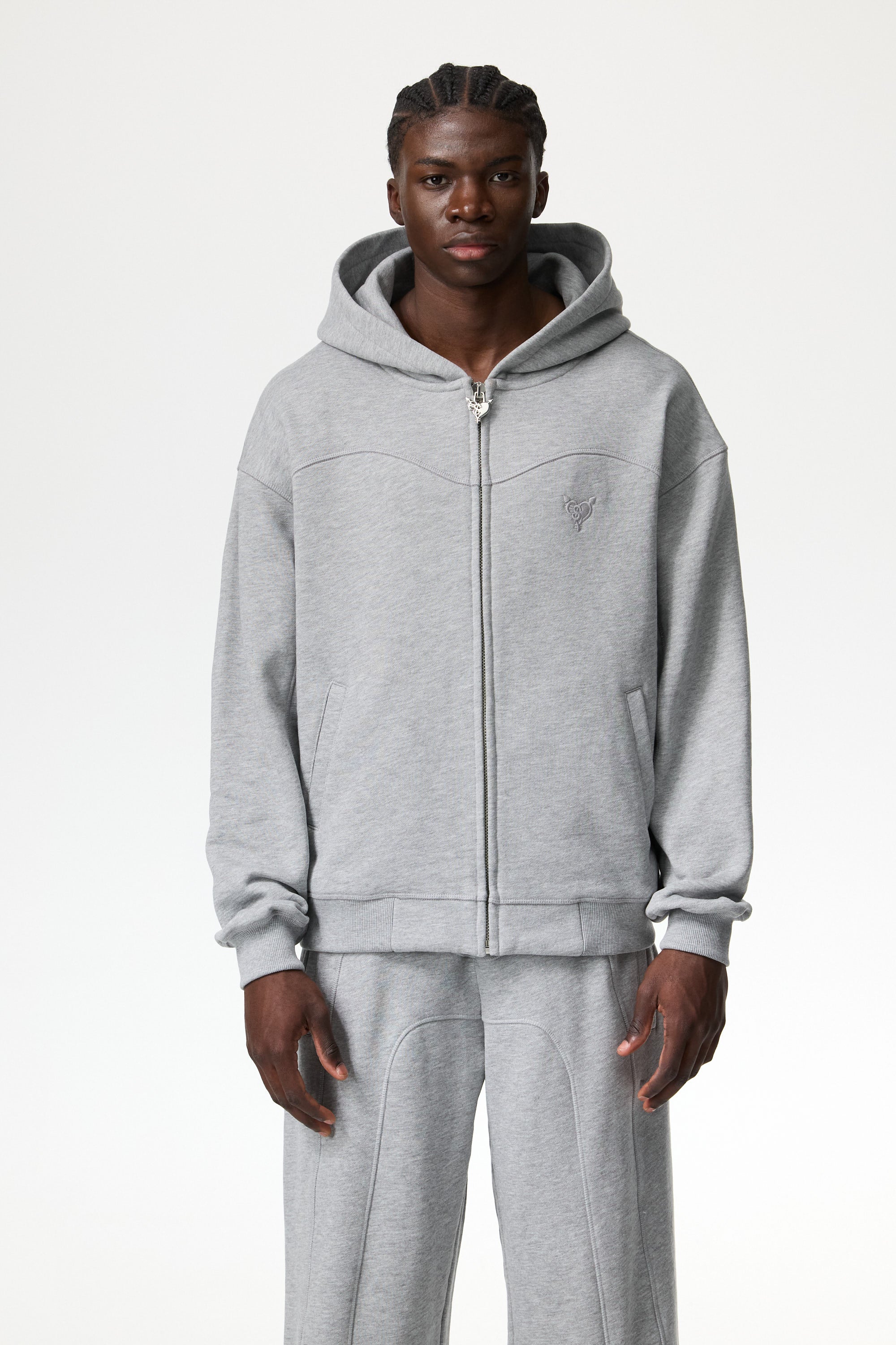 STACKS ZIP GREY MELANGE