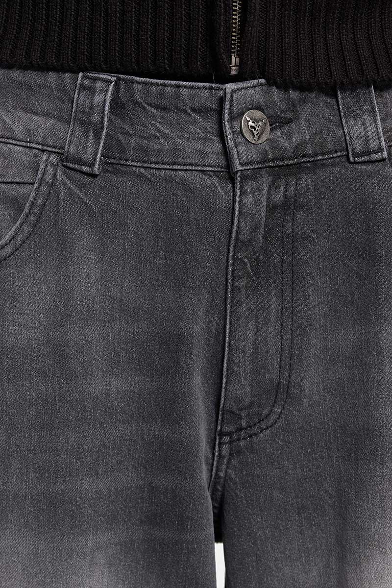 DISTINCTIVE BAGGY DENIM GREY WASHED