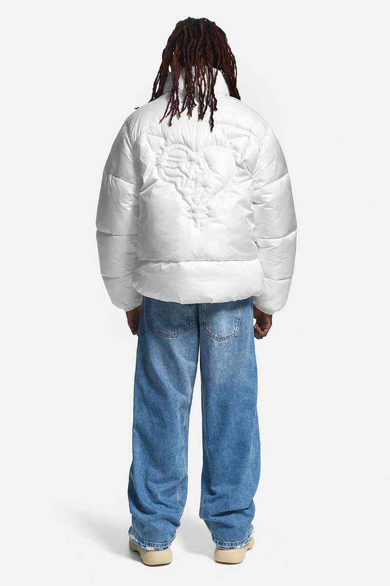 LIGHT NINJA PUFFER JACKET WHITE