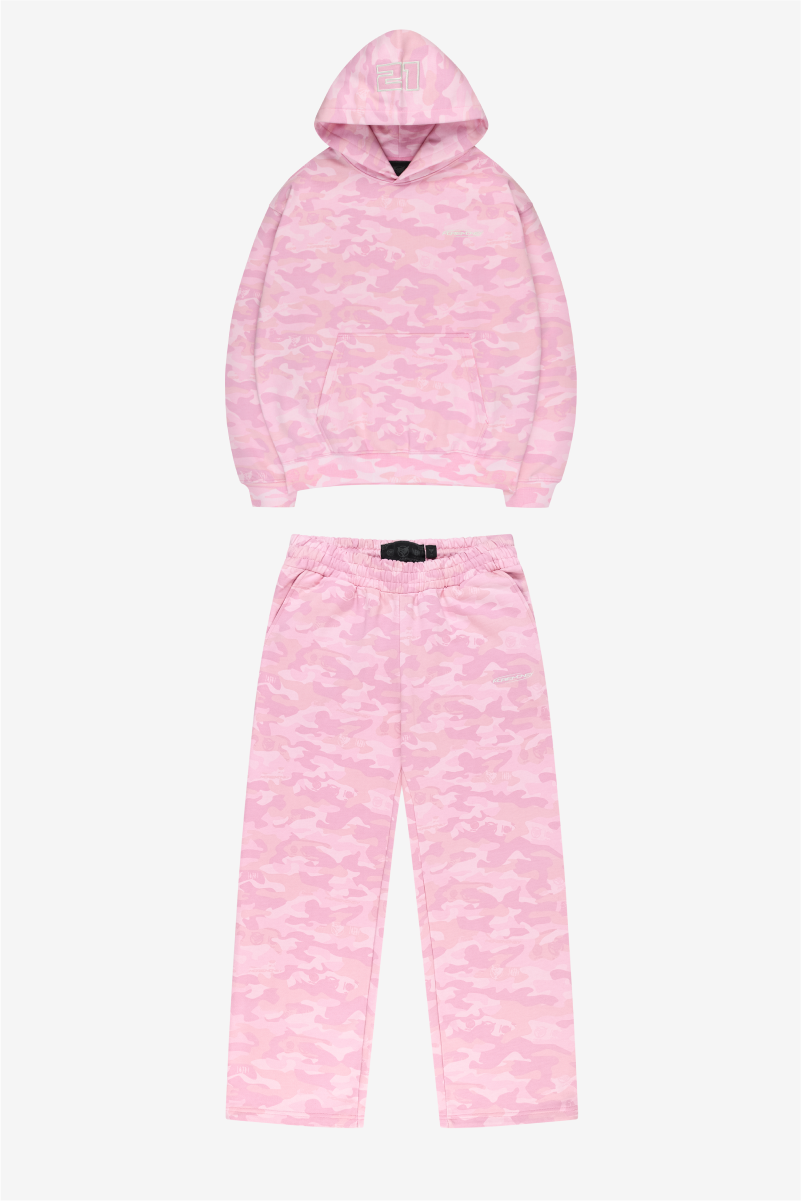 CAMO HOODIE + CAMO JOGGER
