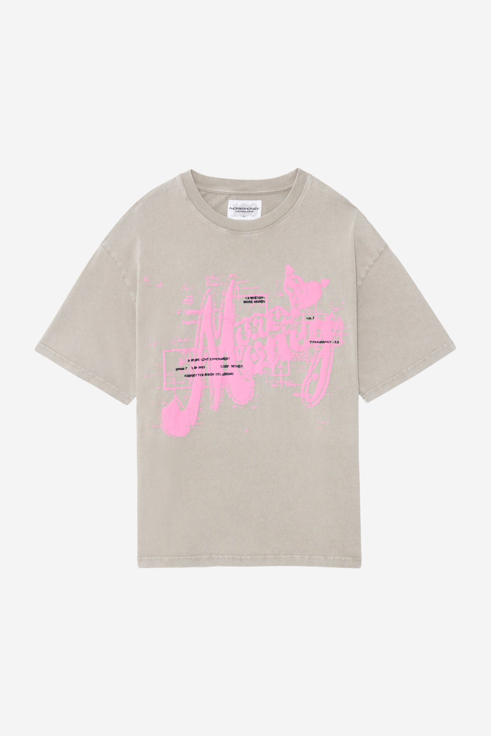 INK CASCADE TEE HAZEL WASHED 