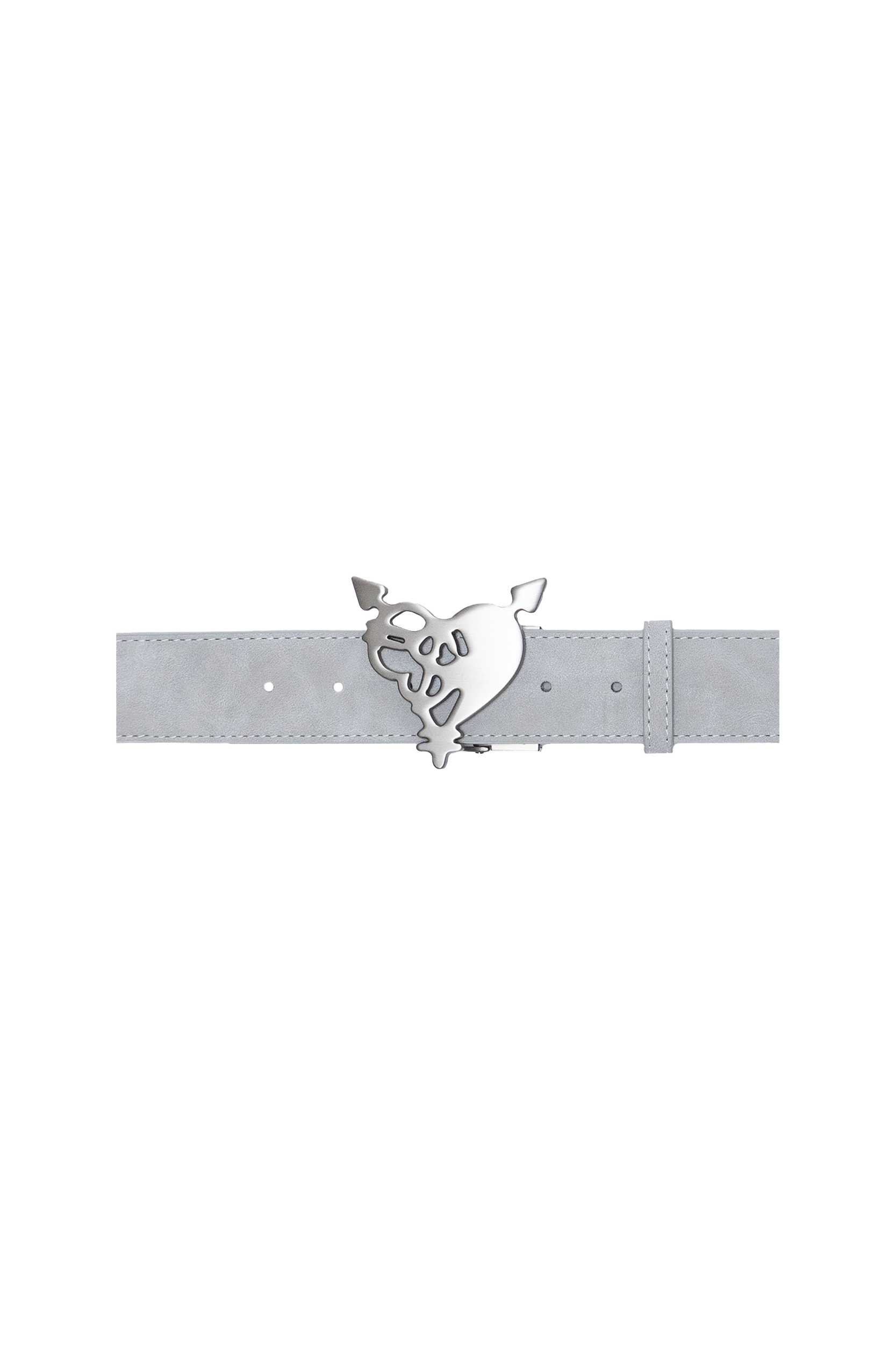 HEART LOGO BELT GREY