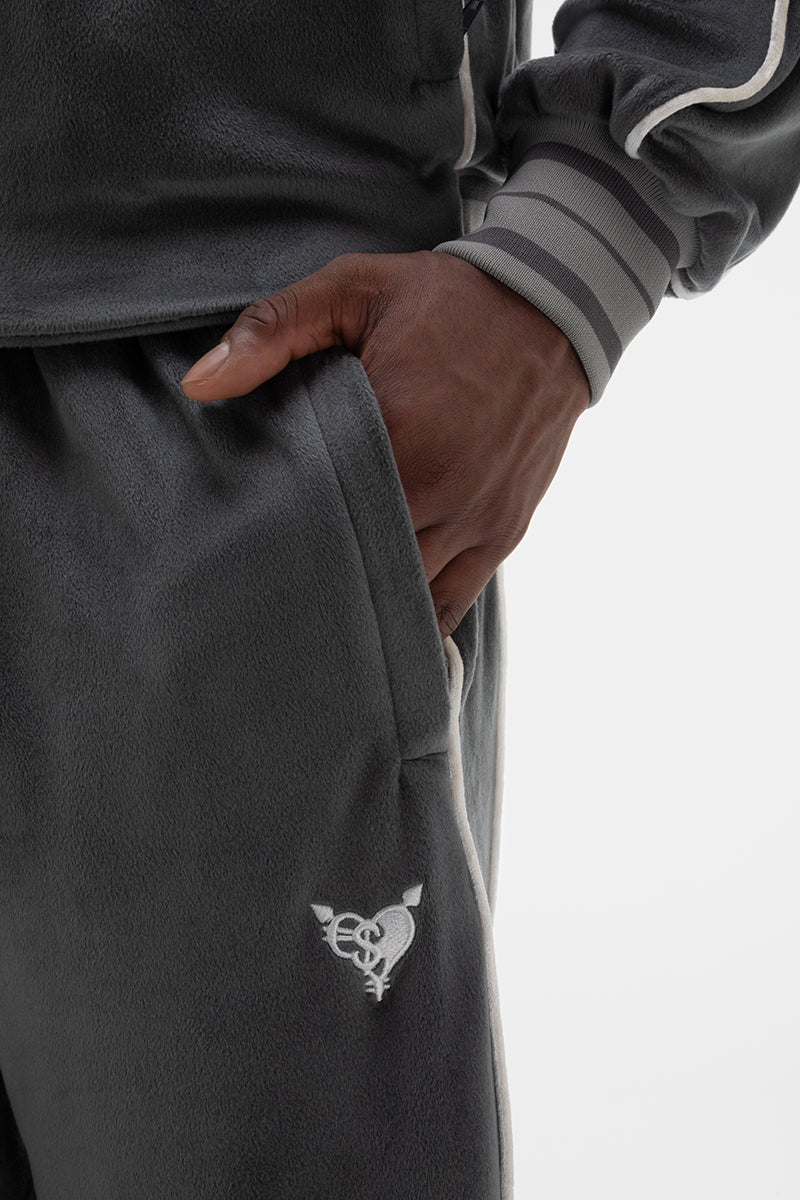 VELOUR JOGGER DARKGREY