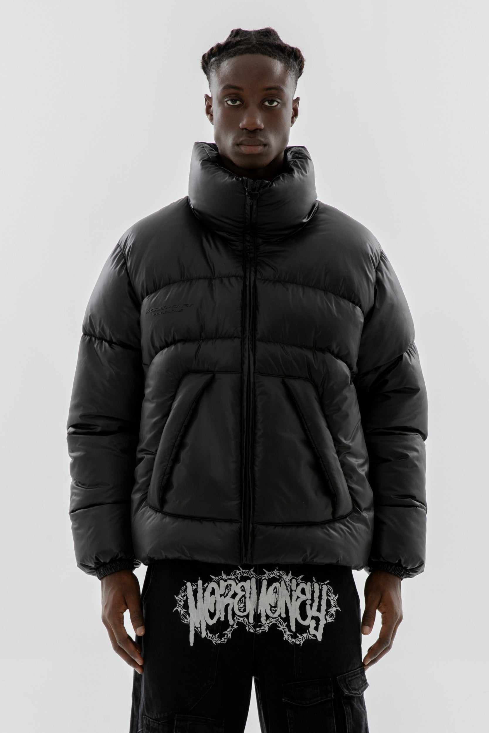 NINJA PUFFER JACKET BLACK