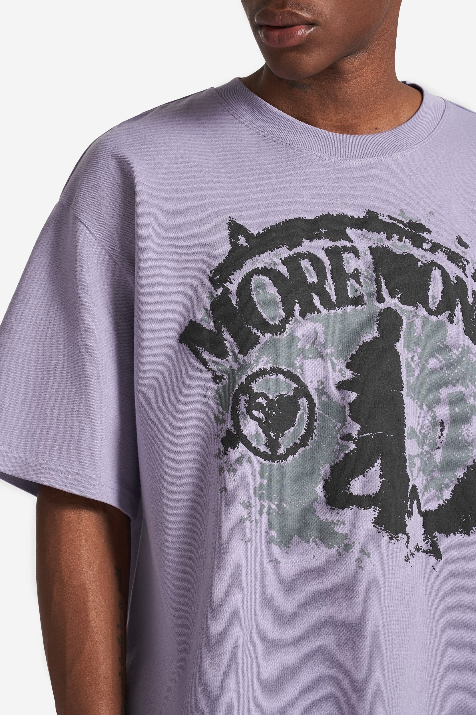 SHADOW WALK TEE PURPLE WASHED 