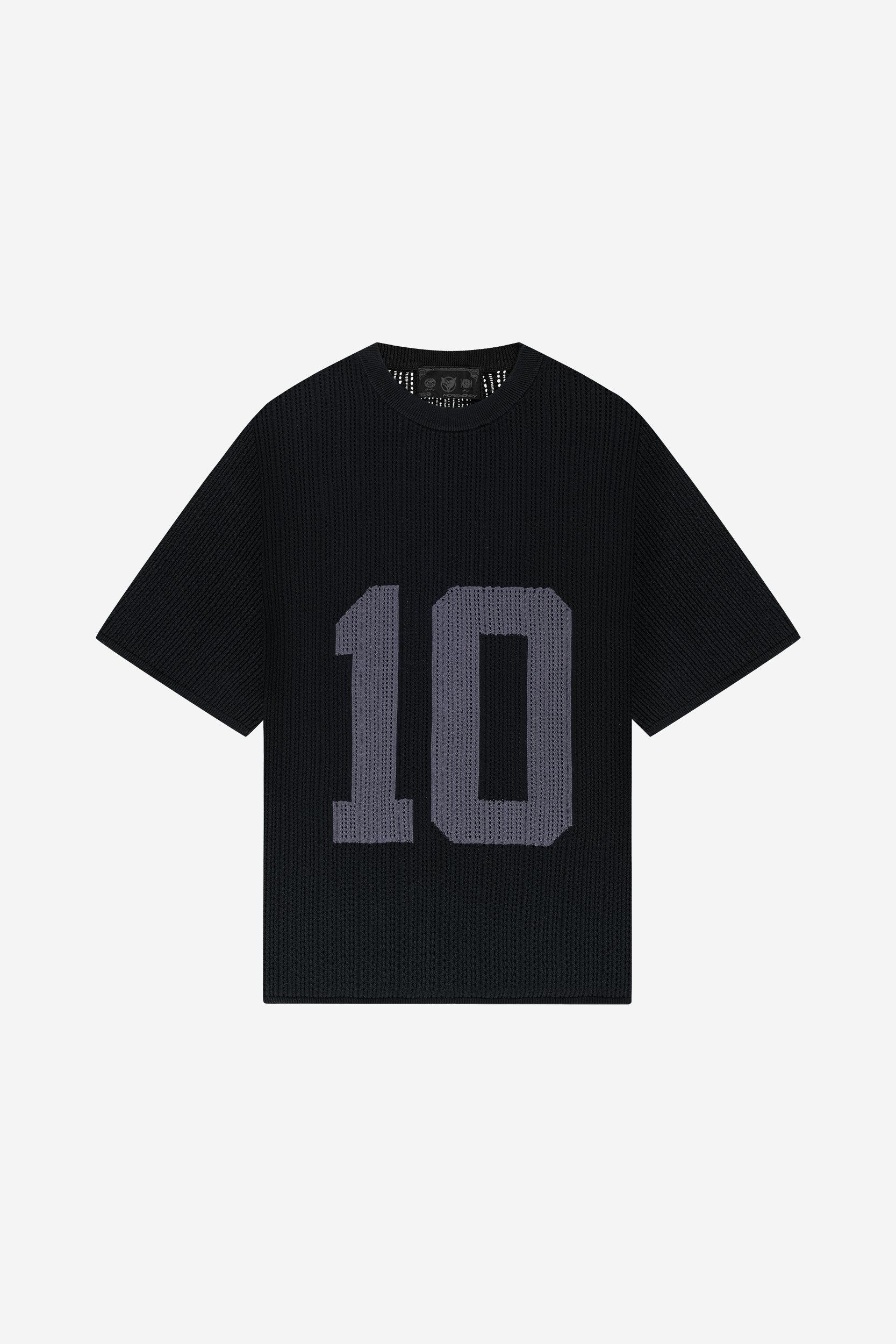 KNIT TEE JERSEY BLACK + DISTINCTIVE JORTS BLACK