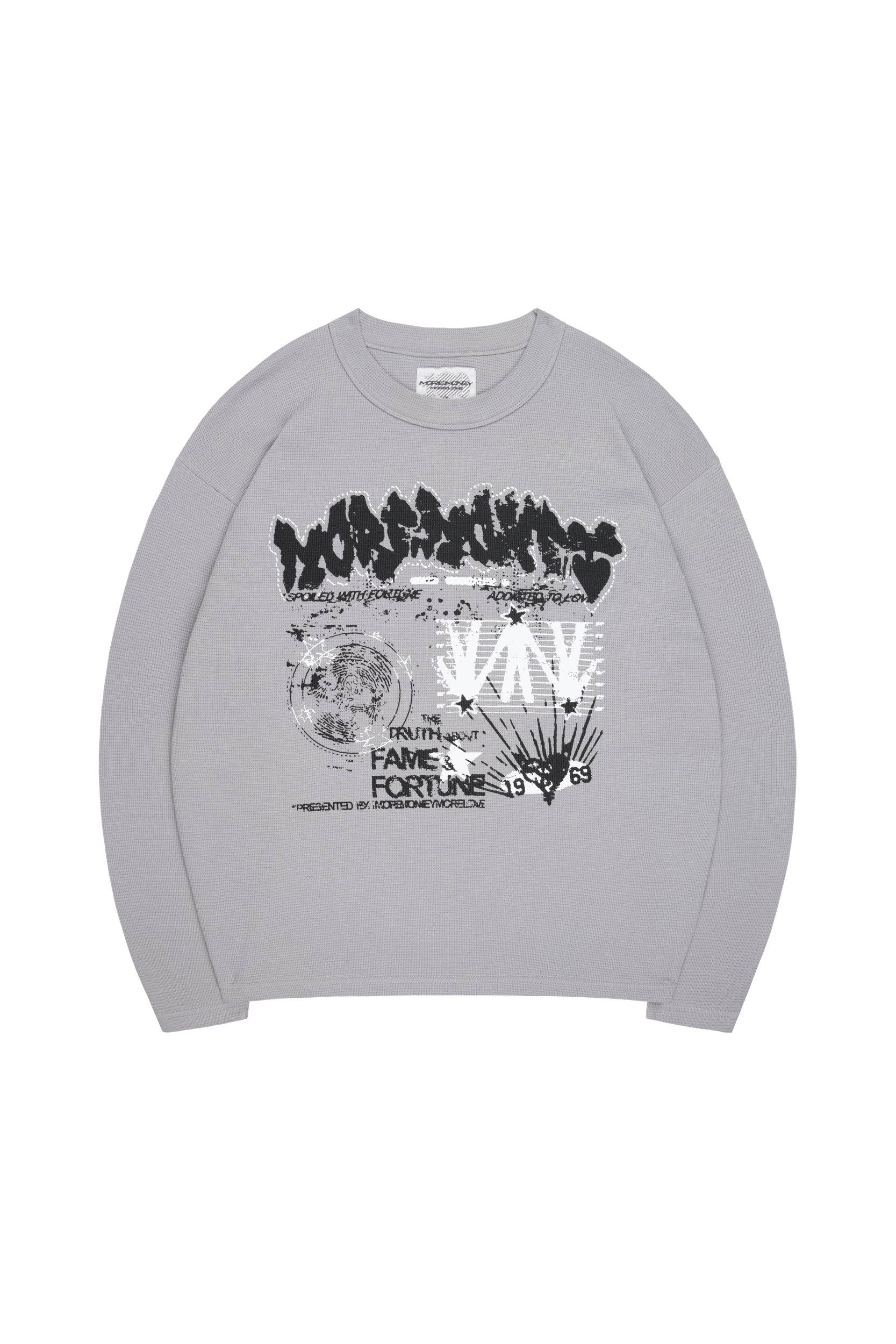 MUGSHOT WALL LONGSLEEVE ULTIMATE GREY