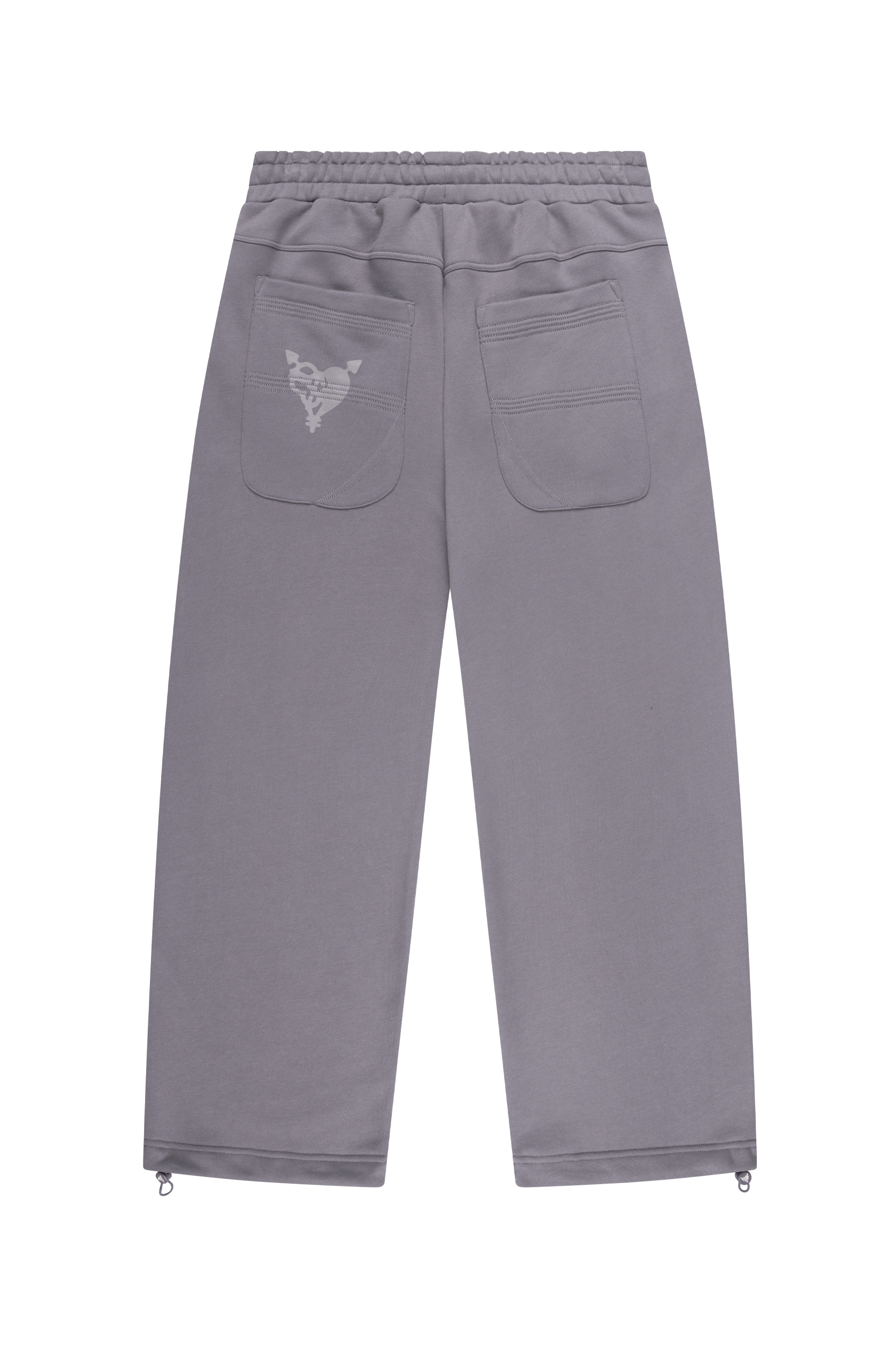 OPEN LEG STONE GREY JOGGER