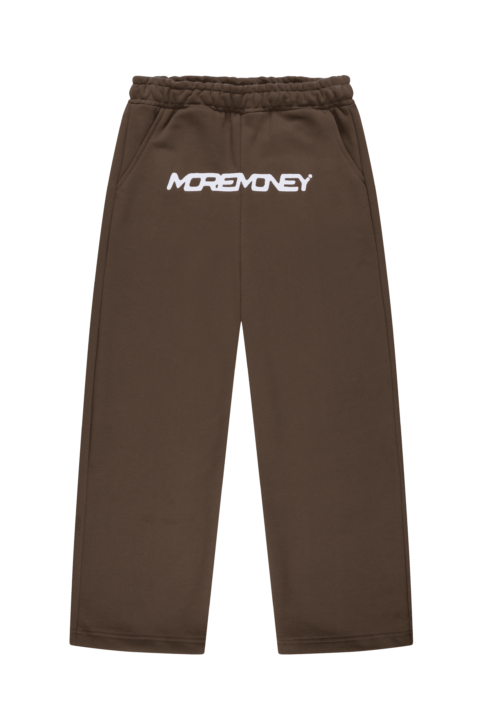 MORE MONEY LOGO JOGGER BROWN