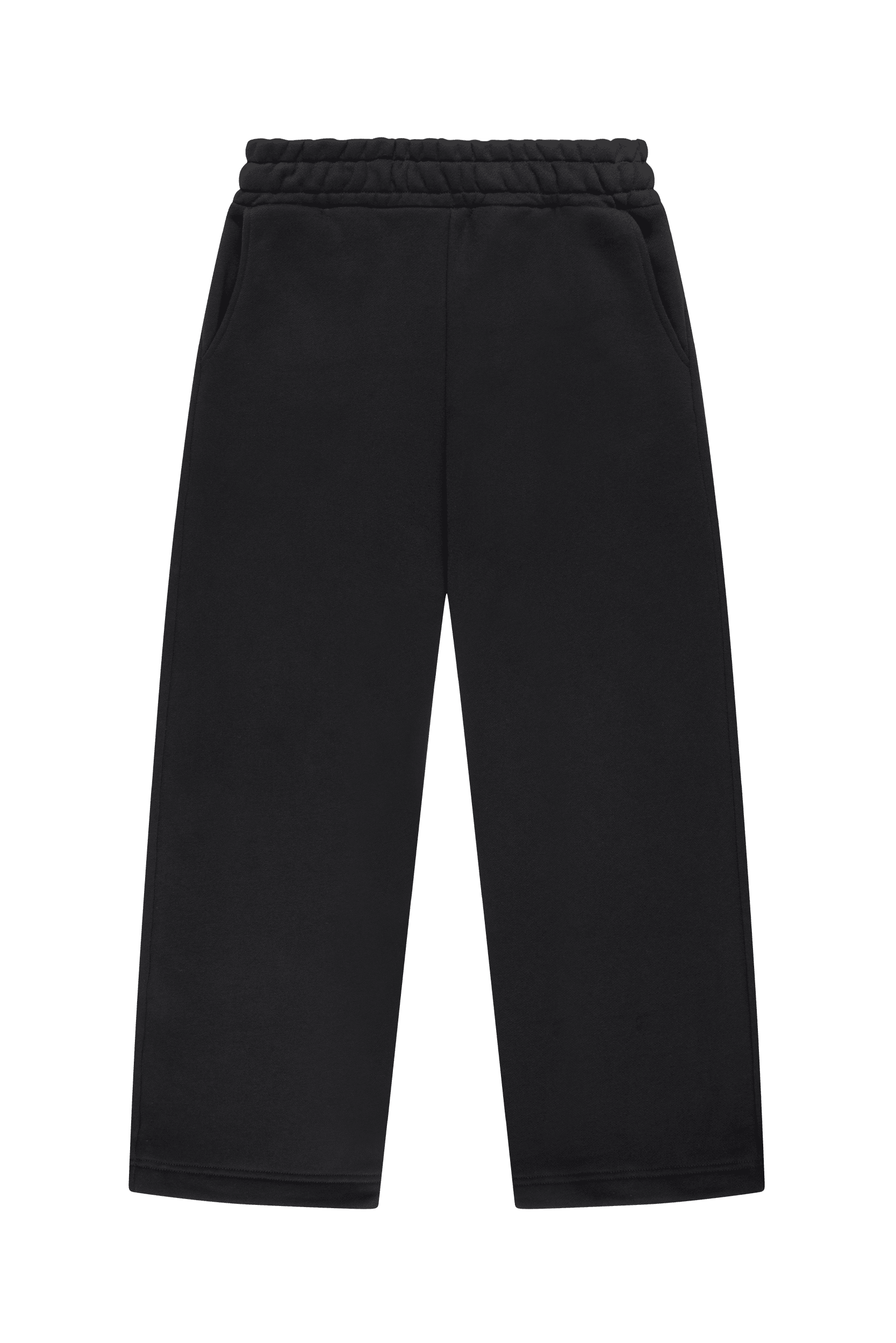 BONEZ ZIP BLACK + OPEN LEG JOGGER BLACK