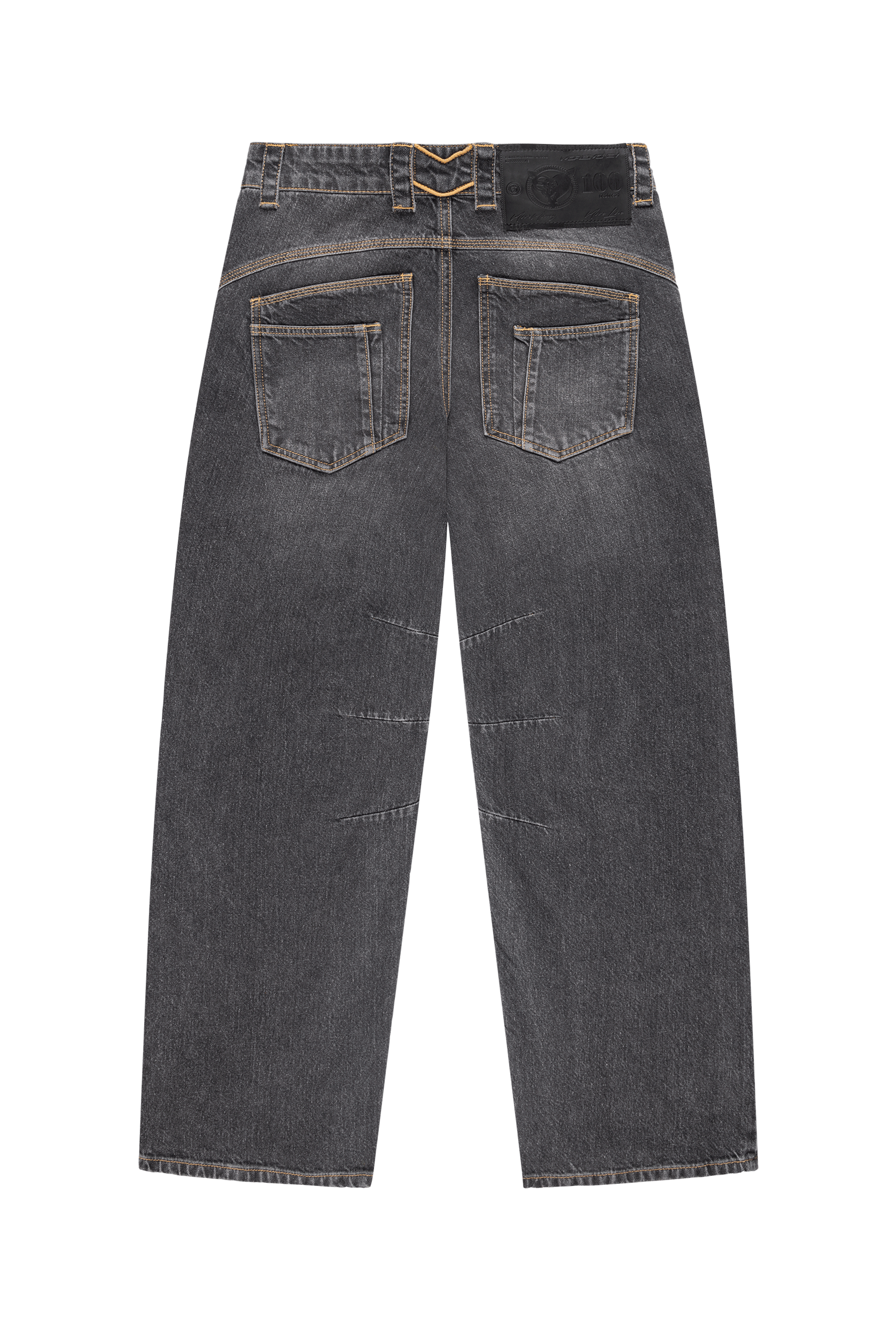 RAZOR LOGO DENIM GREY WASHED