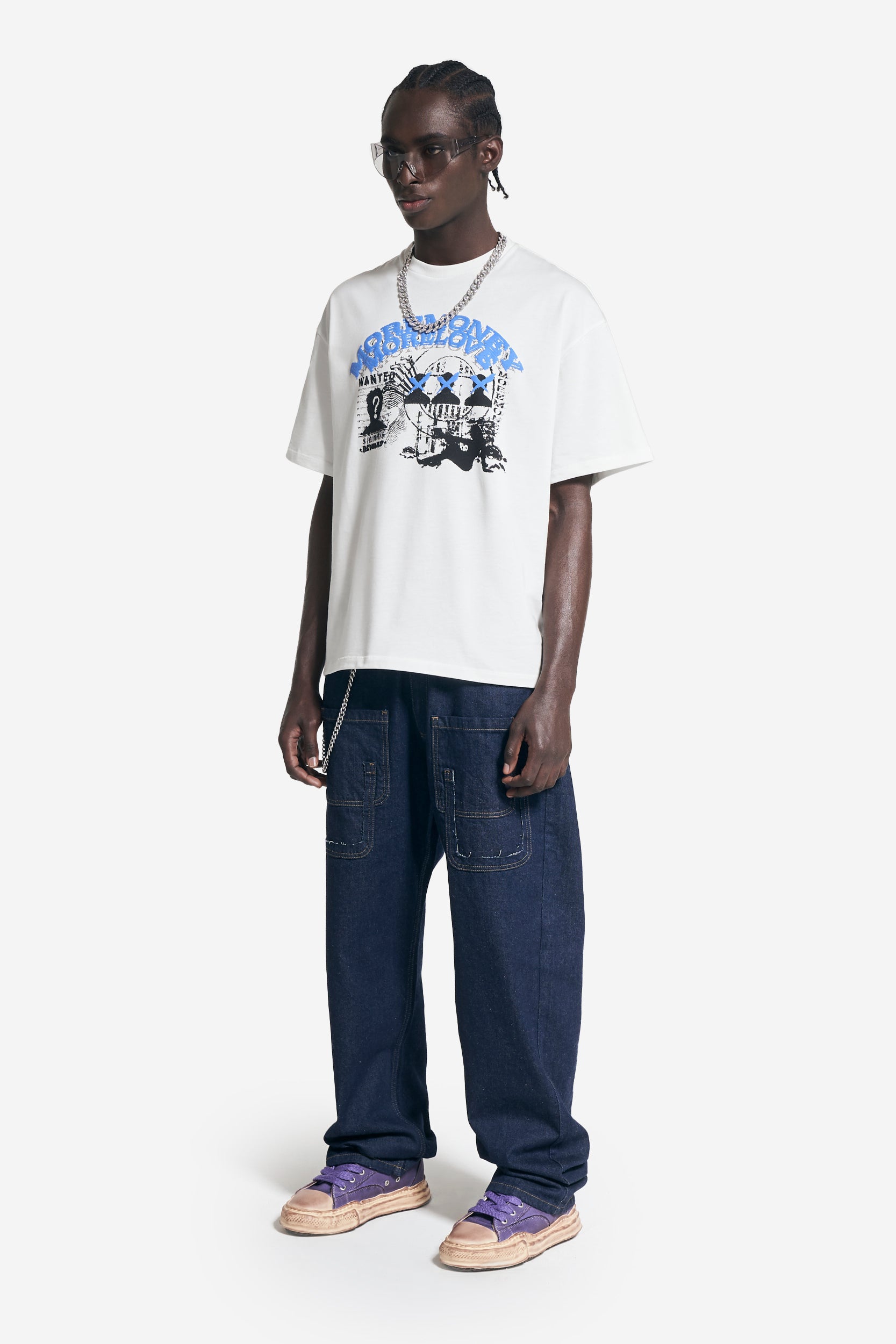 WILDLY WANTED BLANC TEE