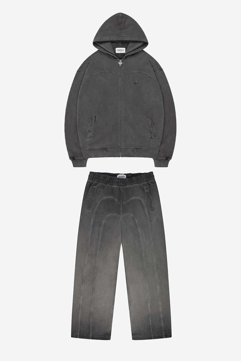 STACKS ZIP BLACK + STACKS JOGGER BLACK