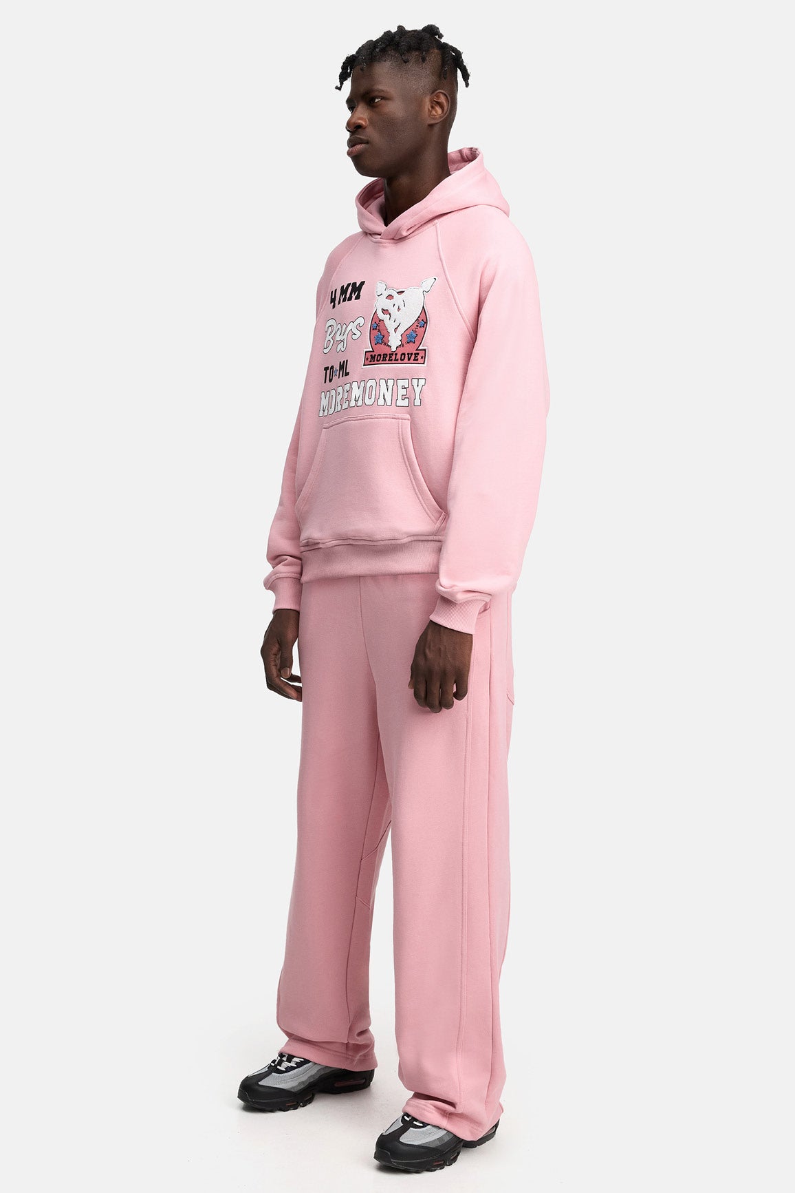 HEART BREAKER HOODIE PINK